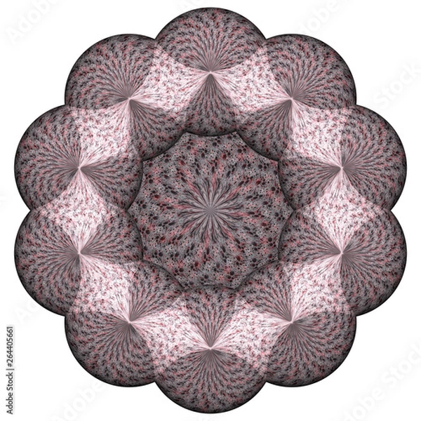 Obraz Rosette mit Muster - transparenter Background