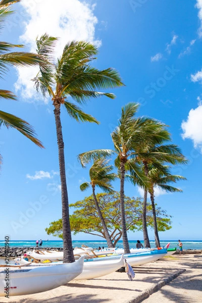 Fototapeta 〈ハワイ〉ワイキキの風景