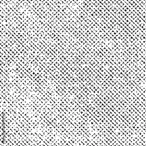 Fototapeta Pattern Grunge Texture Background, Old Black Abstract Dotted Vector, Halftone Overlay, Rough Design