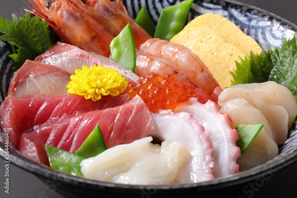 Obraz ちらし寿司　海鮮丼