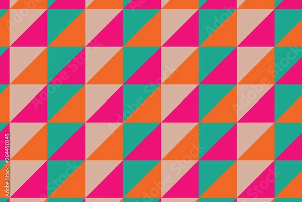 Fototapeta Seamless Pattern with triangles