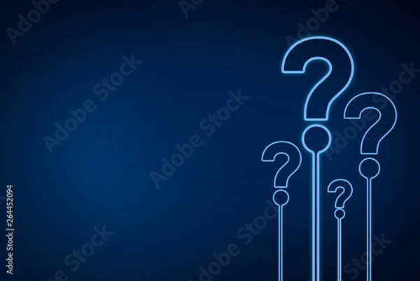 Fototapeta Question mark concept