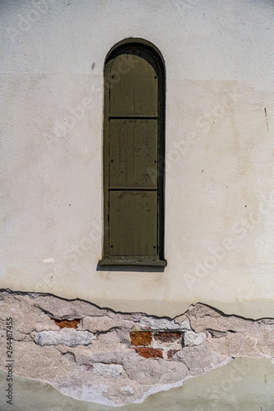 Fototapeta window on a wall