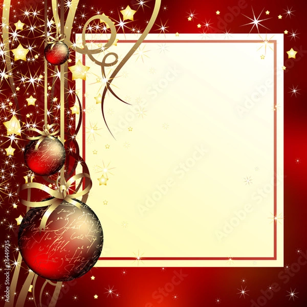 Obraz christmas background