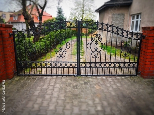 Obraz wrought gate