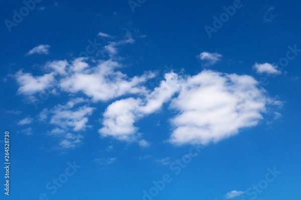 Fototapeta  blue sky with white clouds