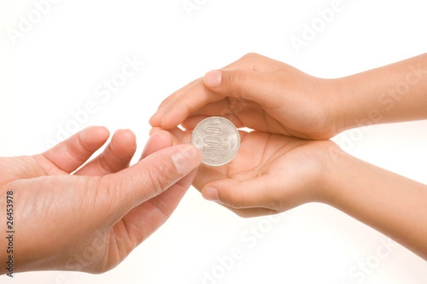 Fototapeta 子供の手