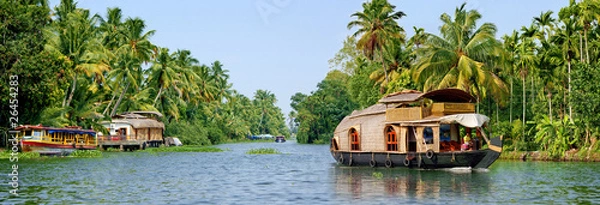 Obraz backwaters du kerala
