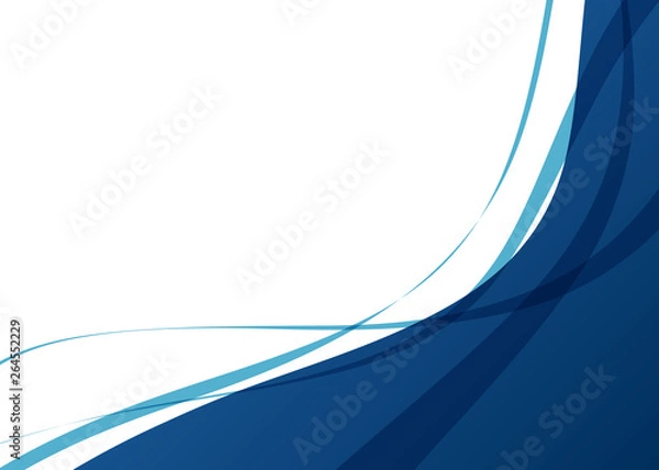 Fototapeta 曲線的な背景　紺色