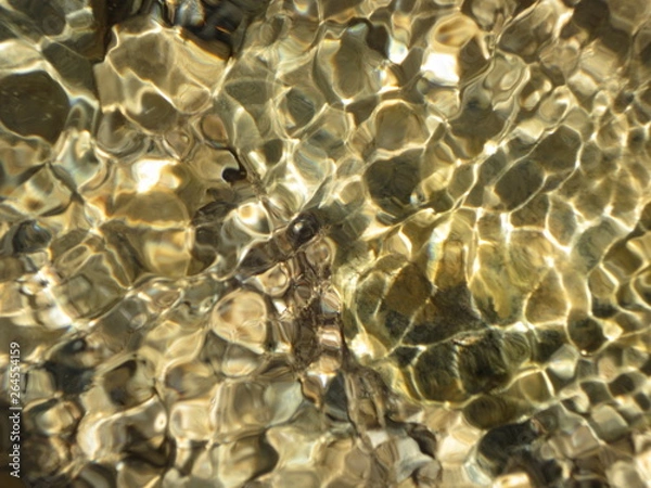 Obraz Fließendes Wasser mit Muster