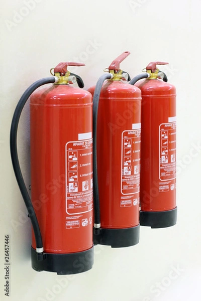 Fototapeta Fire extinguishers