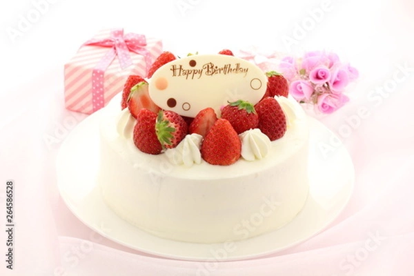 Fototapeta バースデーケーキ