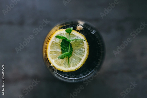 Fototapeta lemon, mint
