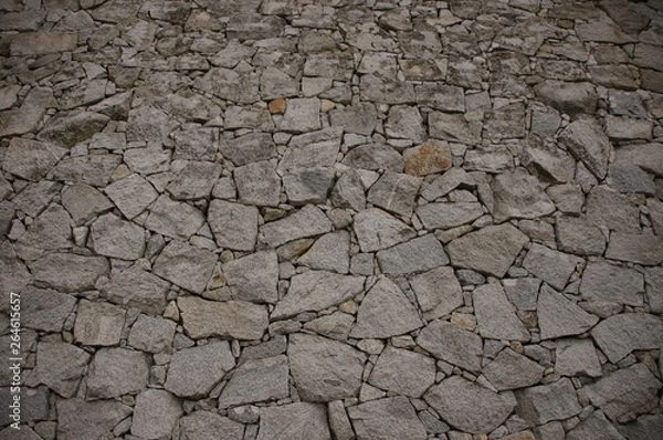 Obraz 完璧なバランスで組まれた石垣