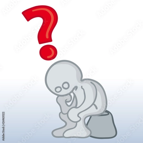 Obraz dummy denkt nach