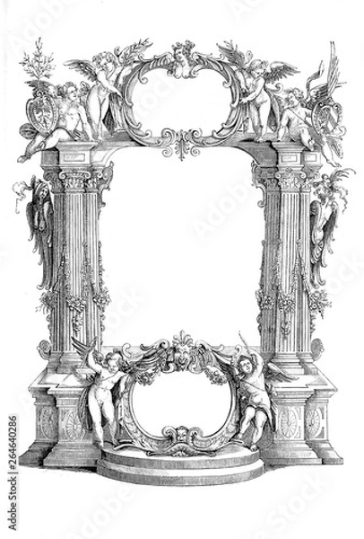 Obraz Christian illustration. Old image