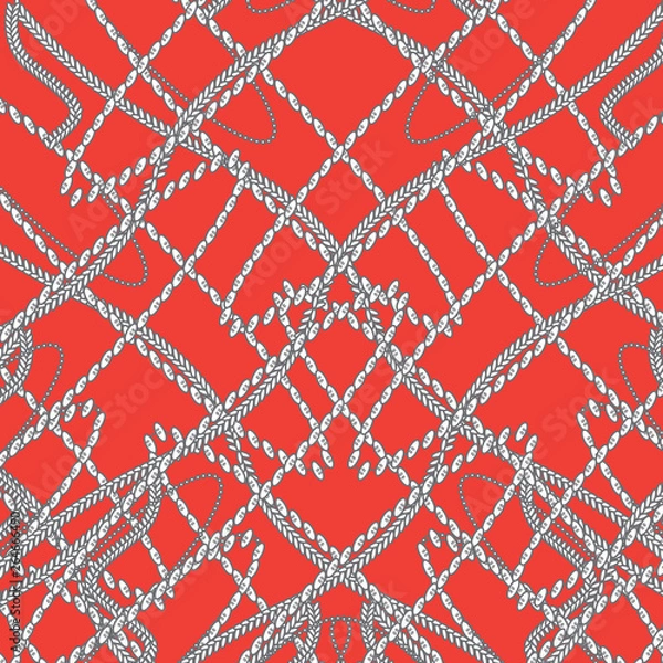Fototapeta Bright  80's. pattern Background. geometric shapes.