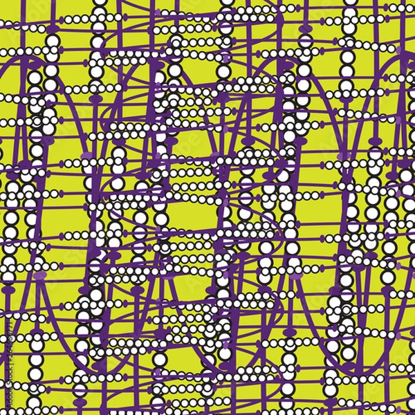 Obraz Bright  80's. pattern Background. geometric shapes.