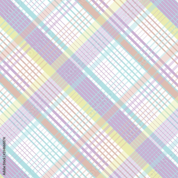 Fototapeta Tartan pattern. Geometric elements for fabric, textile