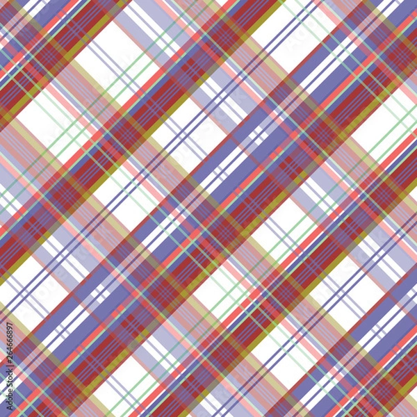 Fototapeta Tartan pattern. Geometric elements for fabric, textile