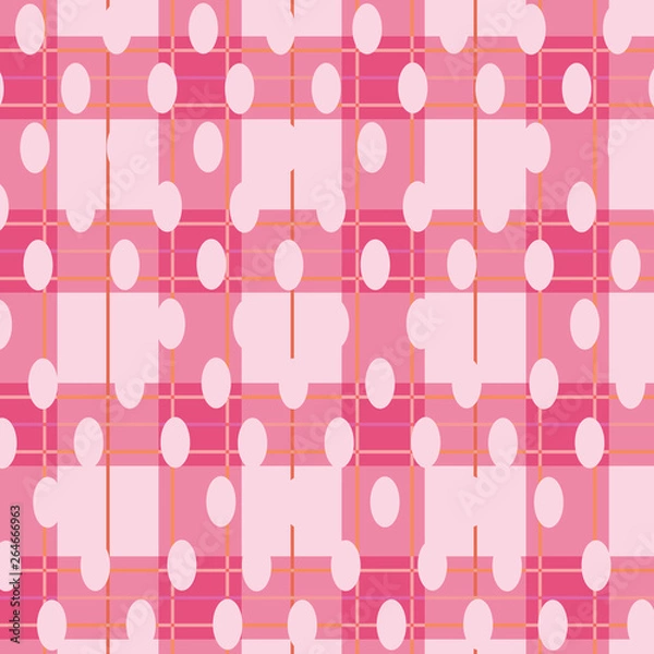 Fototapeta Tartan pattern. Geometric elements for fabric, textile
