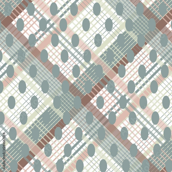 Obraz Tartan pattern. Geometric elements for fabric, textile