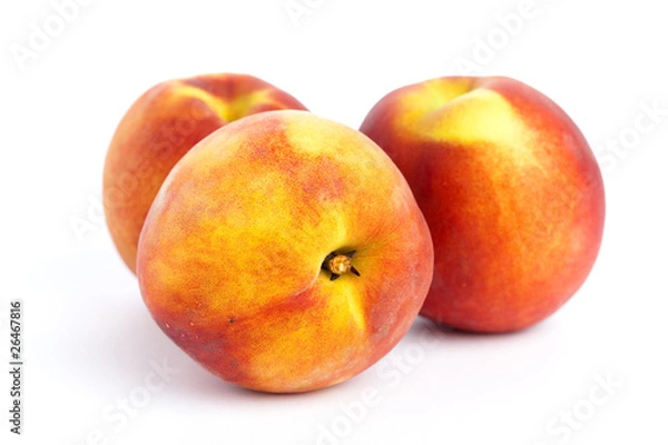 Obraz peaches isolated