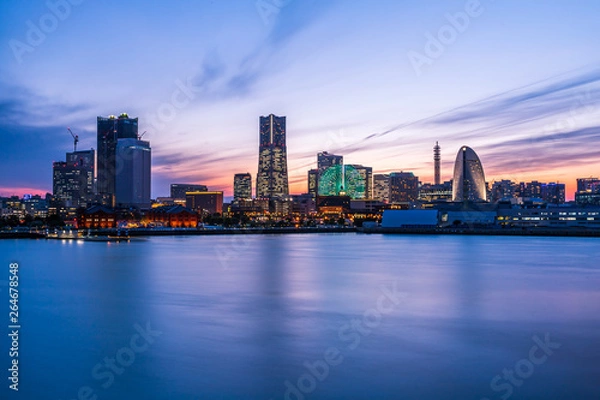 Obraz みなとみらいの夜景