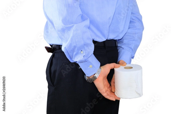 Obraz Pracownik biurowy okrada pracodawcę