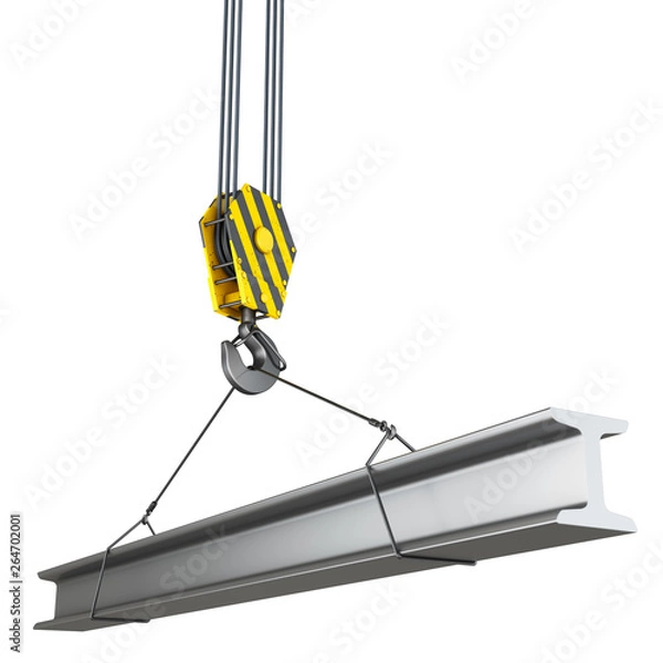 Obraz crane hook with beam