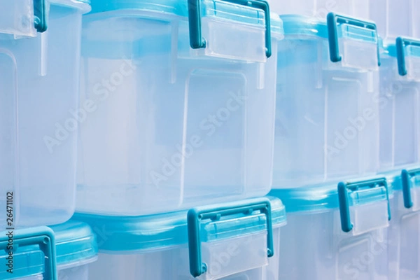 Obraz Many Plastic Boxes