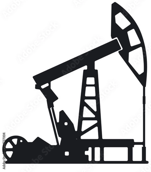 Obraz oil drilling derrick