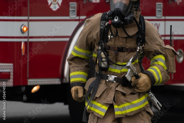 Fototapeta 消防士
