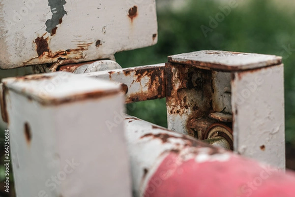 Obraz Barrière de sécurité rouillée