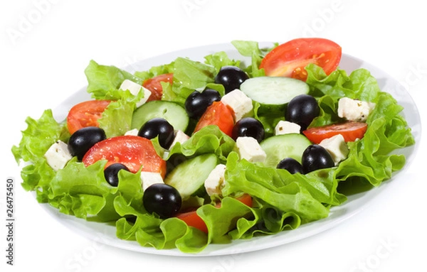 Fototapeta salad with vegetables