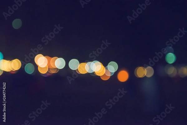 Obraz Artistic style - abstract background with bokeh defocused lights and shadow background for your design. background blurred bokeh. Lights Ceremonies.