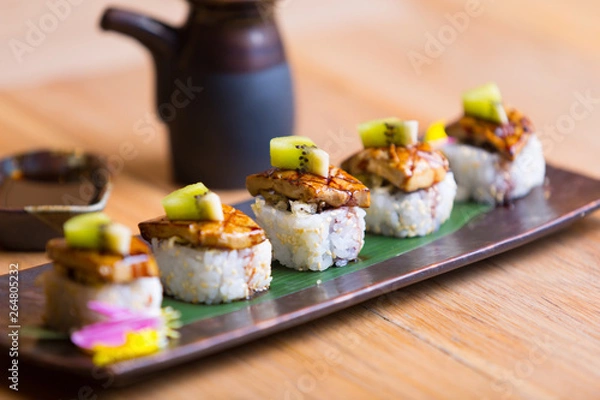 Obraz sushi on a plate