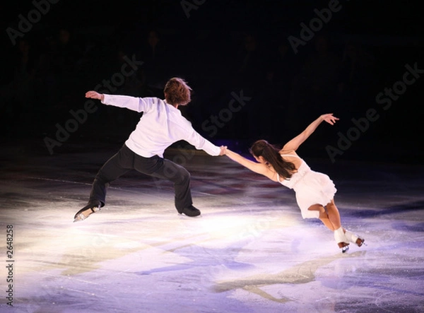 Obraz łyżwiarze figurowi