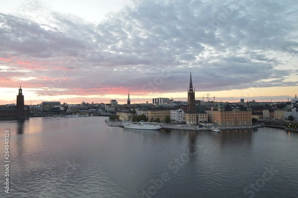 Fototapeta stadshuset, stockholm, 4:3