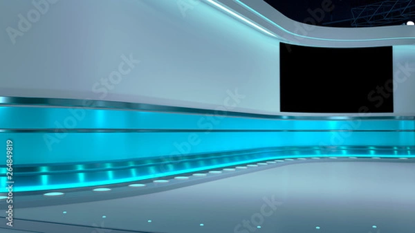 Obraz TV Virtual Studio background 3d rendering