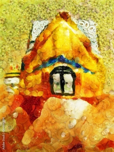 Obraz halloween background with pumpkins