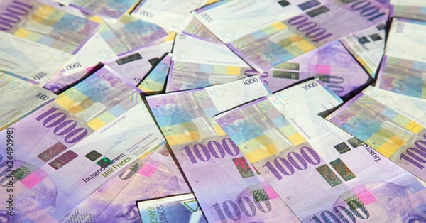 Obraz Swiss francs