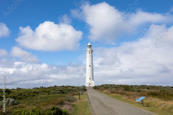 Obraz Cape Leeuwin Lighthouse, the most southwestern point of Australia where the Indian Ocean meets the Southern Ocean.