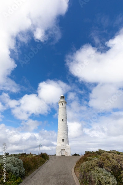 Obraz Cape Leeuwin Lighthouse, the most southwestern point of Australia where the Indian Ocean meets the Southern Ocean.