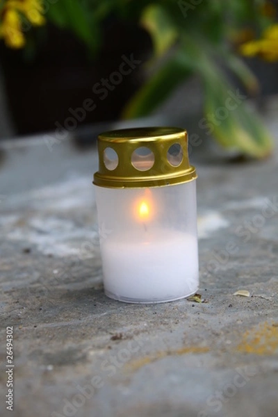 Obraz White ever-burning fire