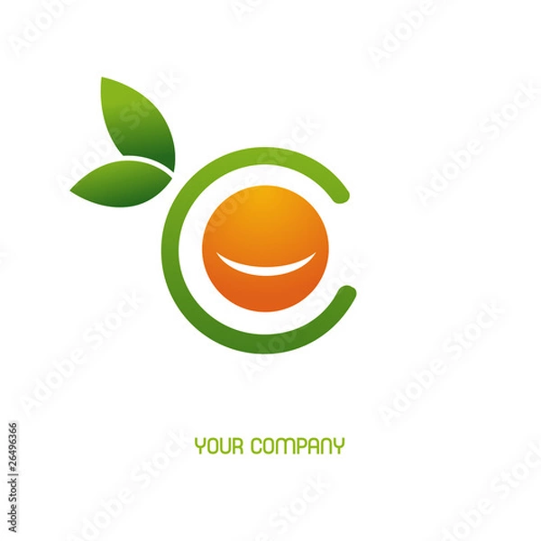 Obraz logo entreprise, orange bio