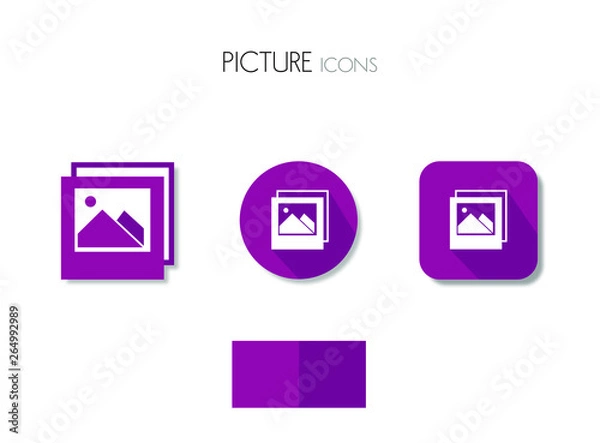 Obraz picture icon, vectro photo, icona galleria, vector picture, gallery icon, landscape icon, sun, mountains, multiple, palm, photo, photograph, photography, photos, picture, pictures, sun, vectror icon