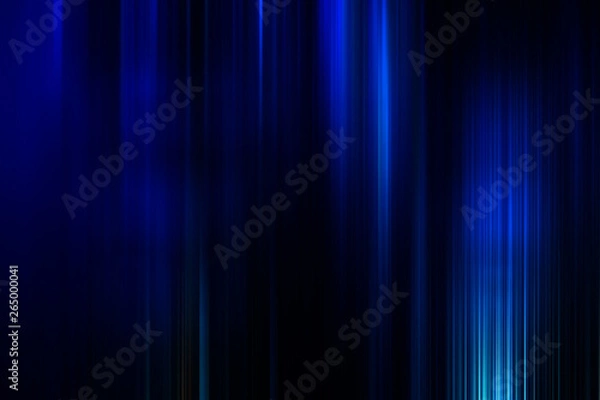Fototapeta blue technology abstract motion background of speed light