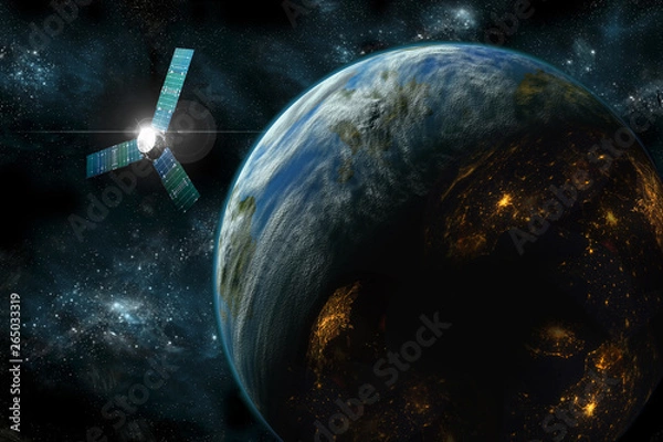 Obraz Satellite over Planet No.1