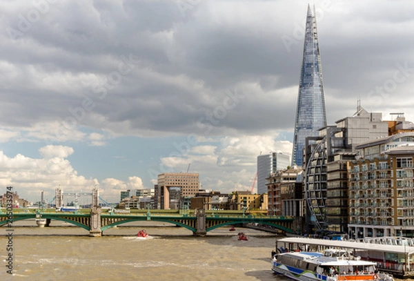 Obraz London skyline and the Thames